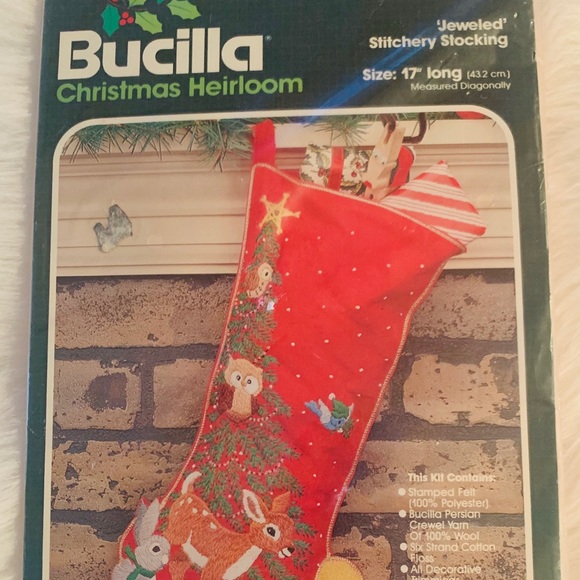 Nwt Vintage Christmas Stocking Stitch Kit Nwt Vintage Christmas Stocking Stitch Kit